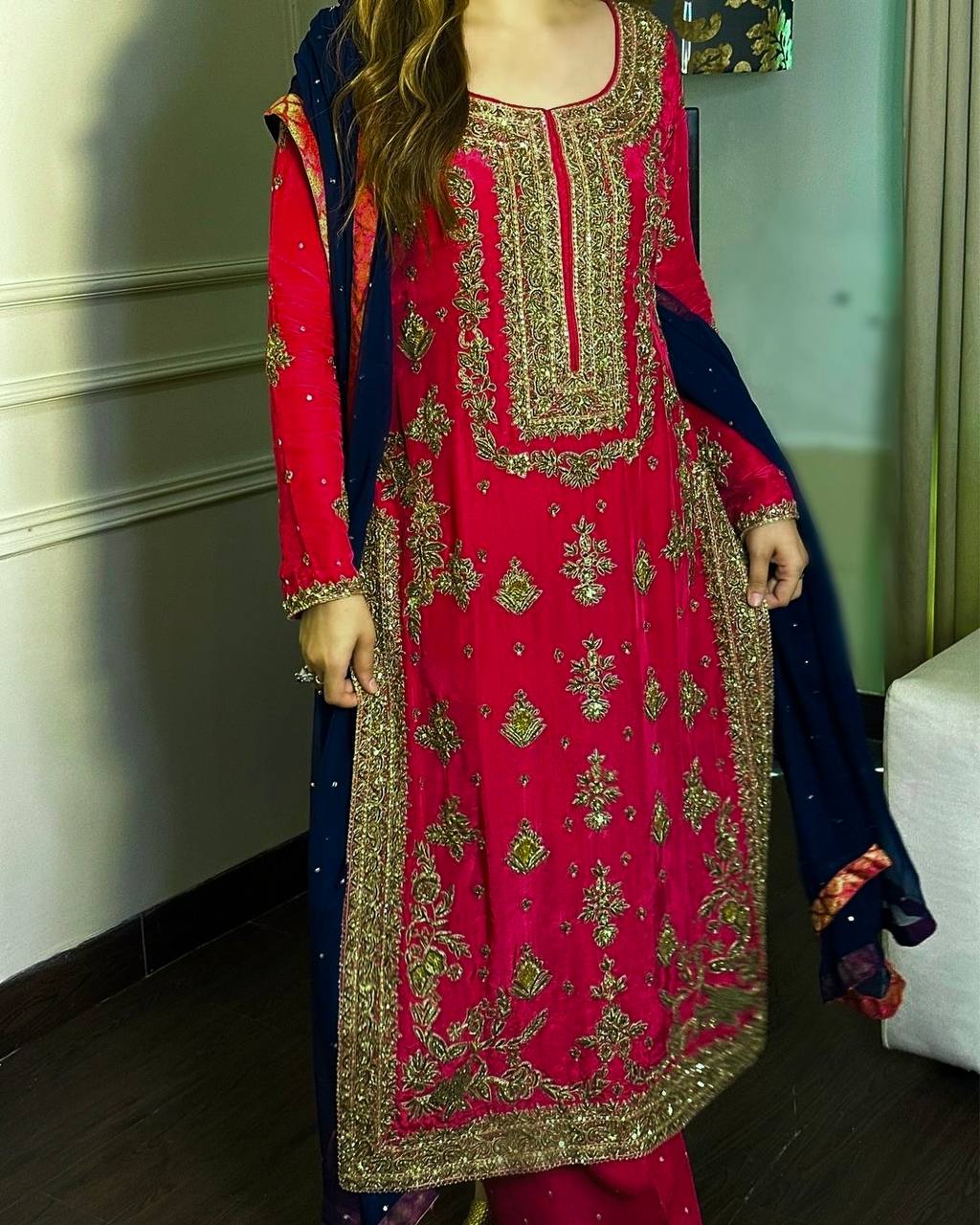 SEQUENCE WORK KURTI PLAZO