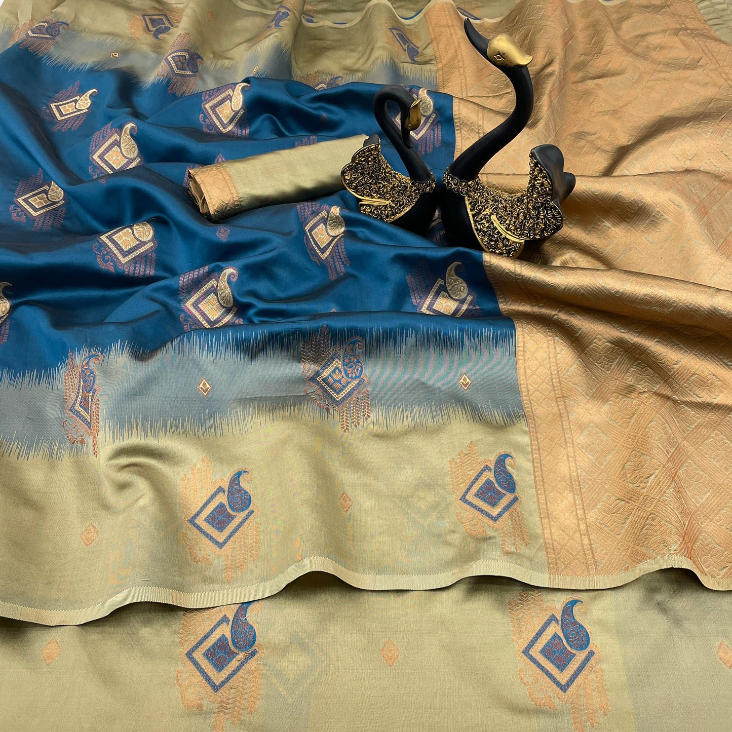 Premium Kuber Pattu Silk Saree for Wedding & Party Wear