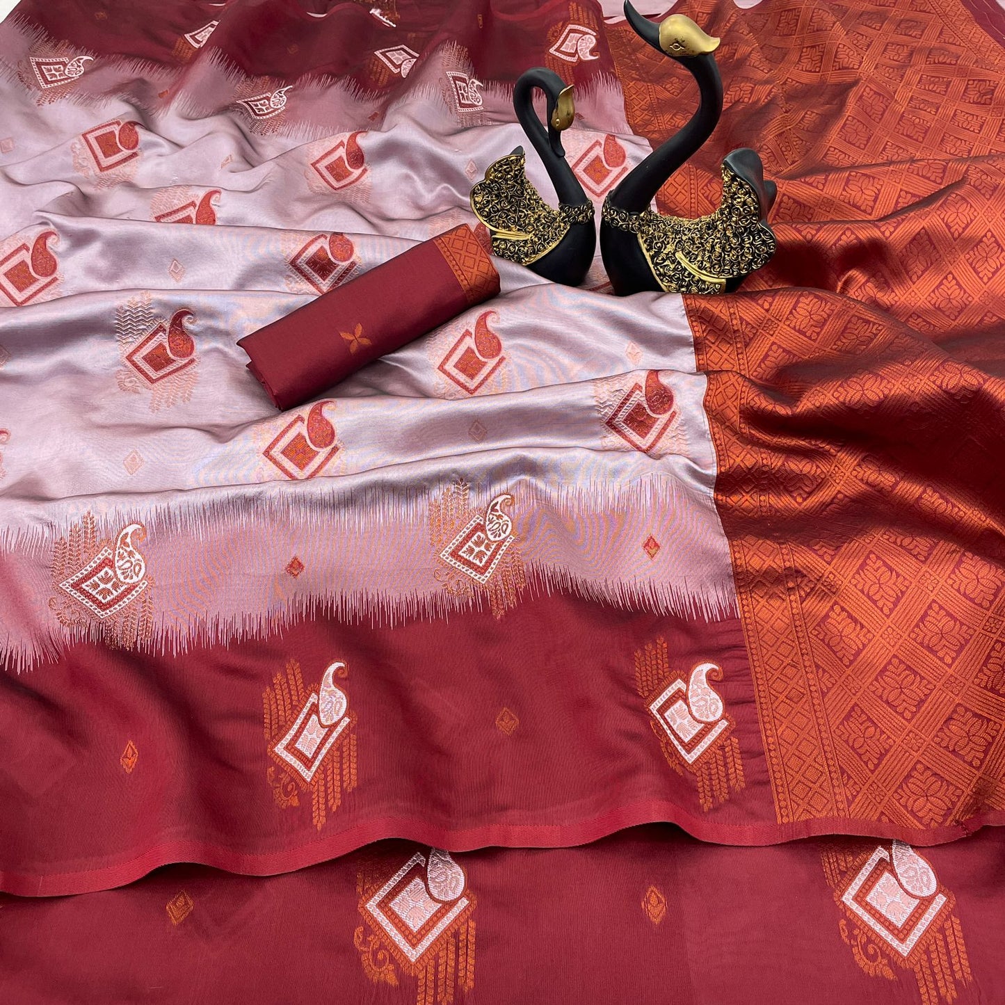 Premium Kuber Pattu Silk Saree for Wedding & Party Wear