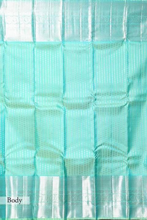 Refined-Finish Saree Designed in Organic Banarasi Lichi Silk